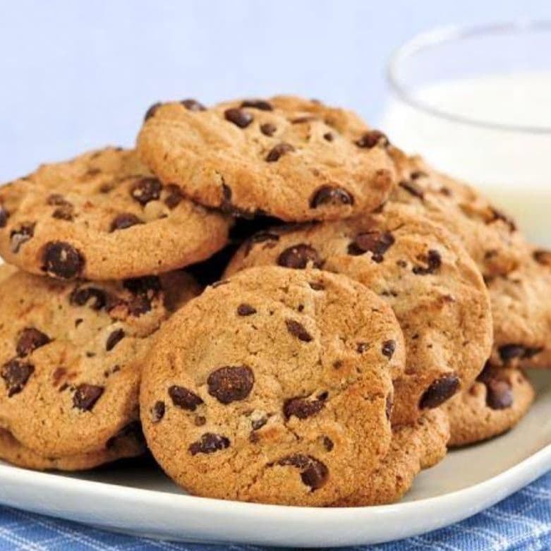 Galleta con chispas de chocolate