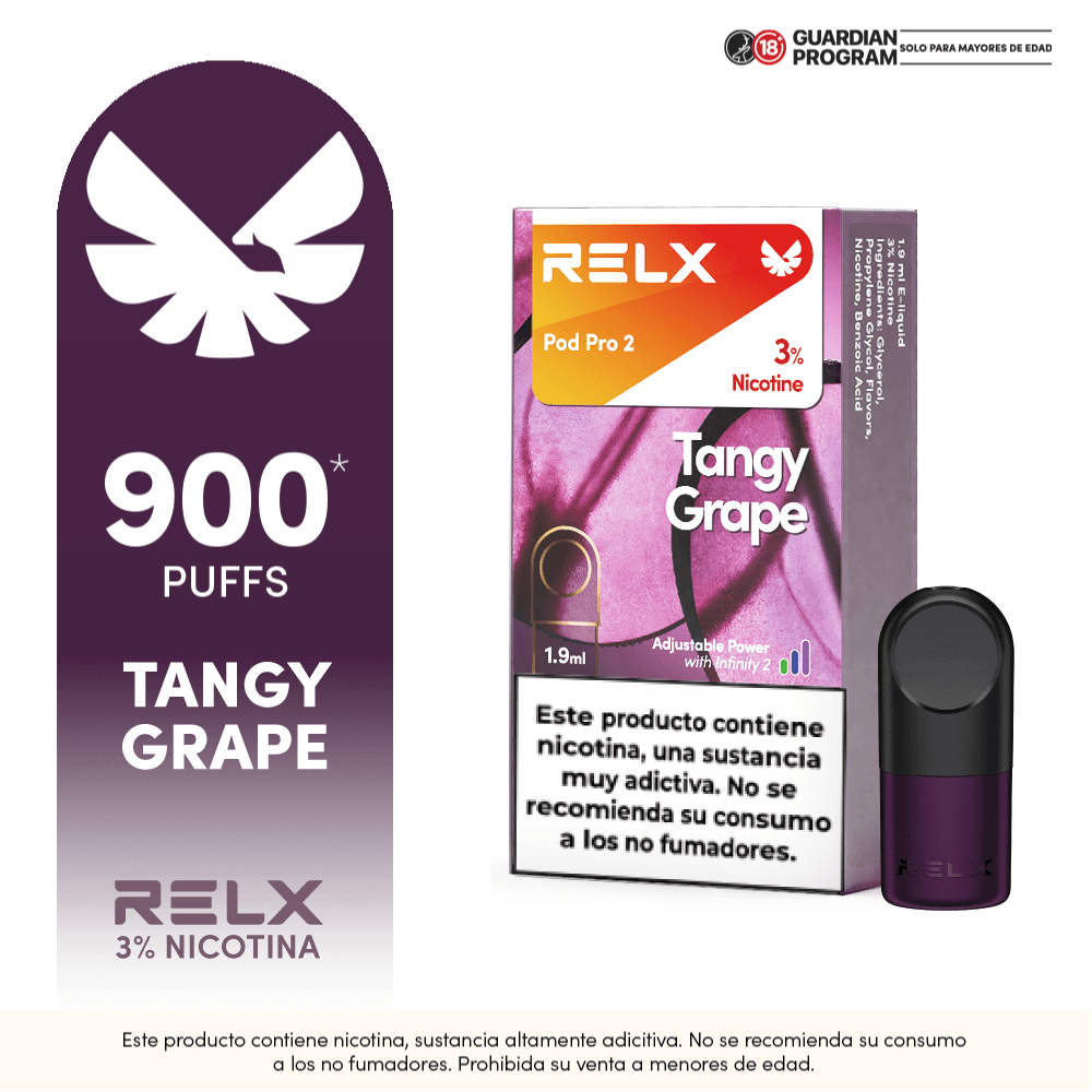 Relx Pod Tangy Grape 3%