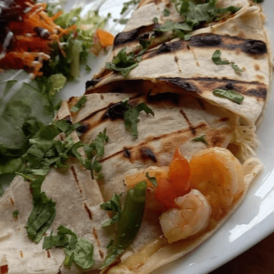 Quesadilla con Camarones