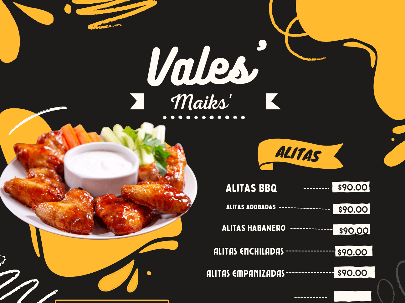 Vale' Maiks wings