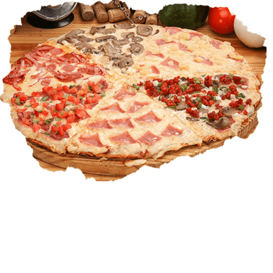 Pizza Seis Estaciones Mediana