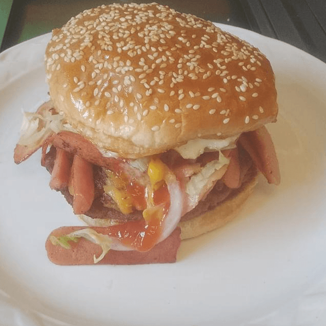 Hamburguesa Hawaiana