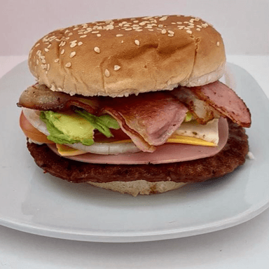 Hamburguesa con Tocino