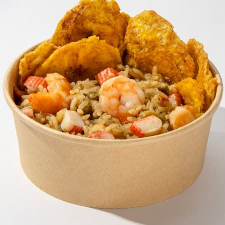 Arroz Peruano + Tostones