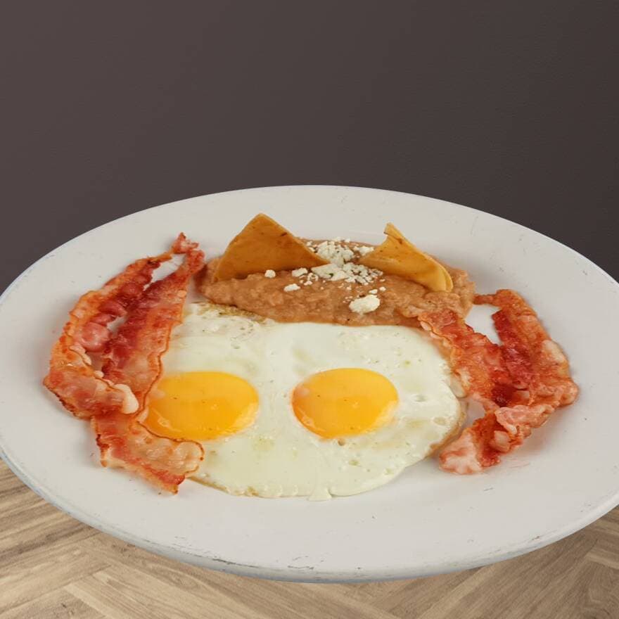 Huevos con Tocino