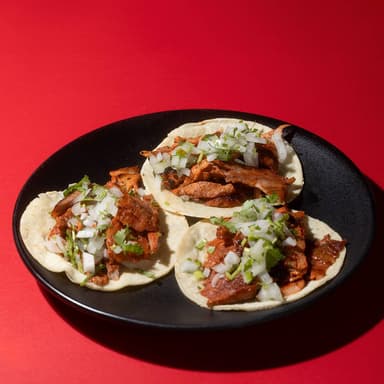 COMBO 3 TACOS AL PASTOR CON QUESO  + 1 COCA 600ML
