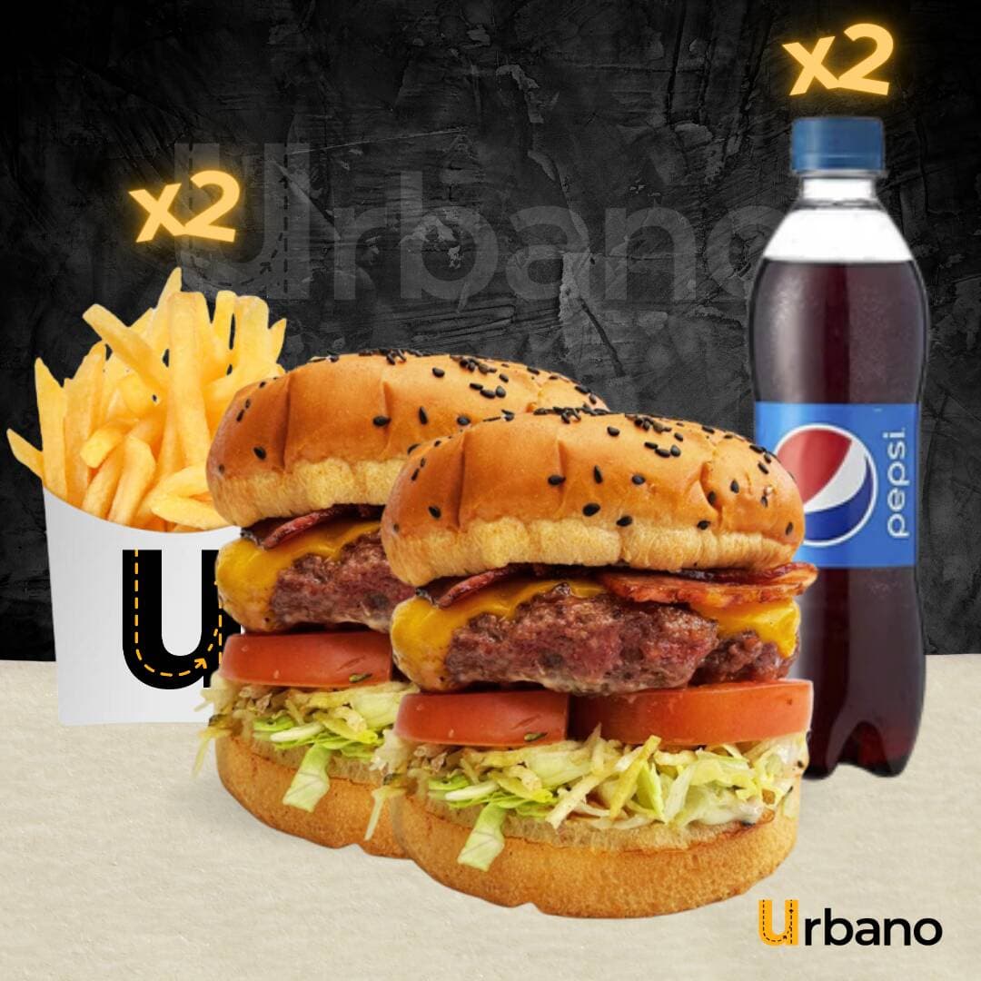 Combo 2x1 Burger Especial de Carne