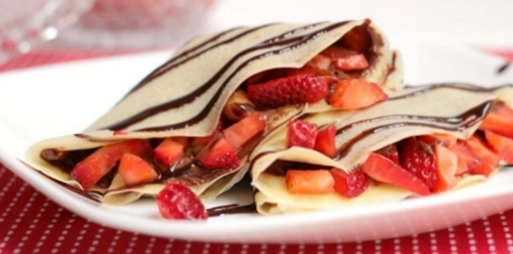 Crepa de Nutella y Fresas