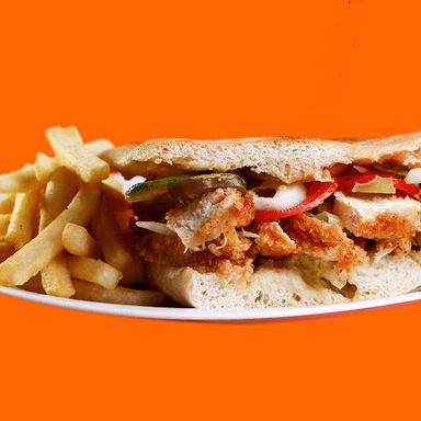 Torta de Pollo Empanizado