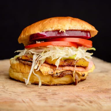 Hamburguesa hawaiana