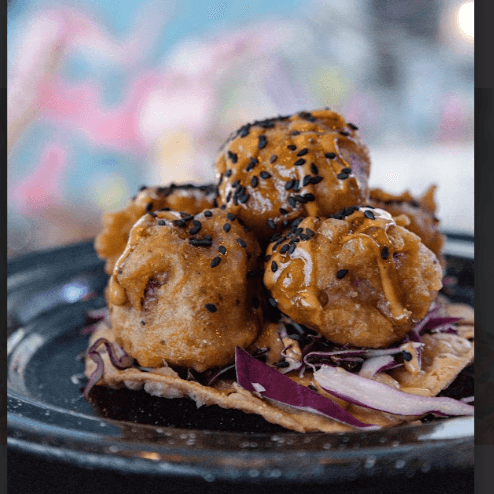 Tostada Atun Caramelo