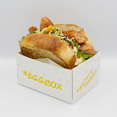 Egg Box Salchicha Frankfurt