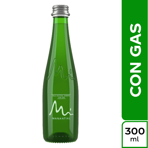 Agua natural con gas 400 ml
