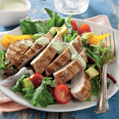 ENSALADA DE POLLO A LA PLANCHA