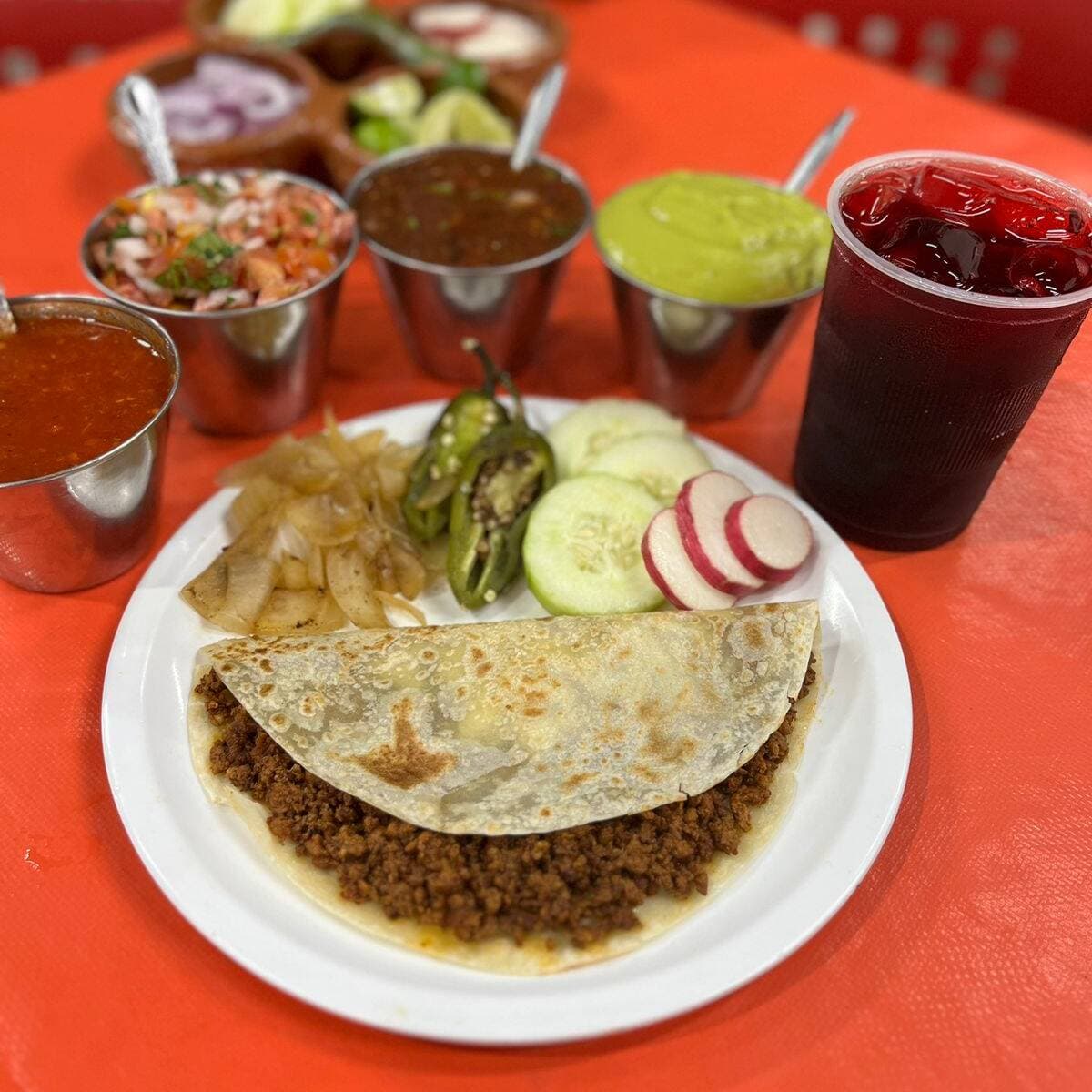 Quesadilla de Harina de Chorizo
