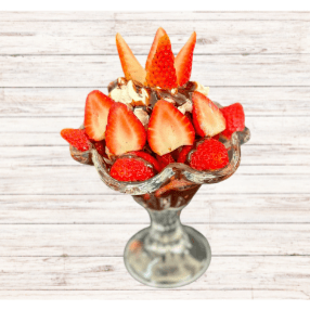 Fresas con Crema y Chocolate