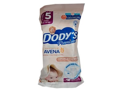PAÑAL DODY´S PREMIUM ET5 UNISEX PTE 3PZA