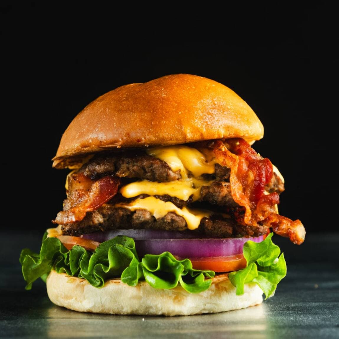 Triple Bacon burger