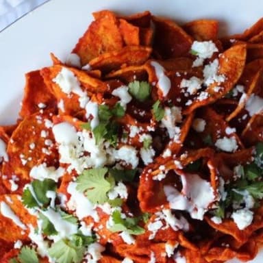 Chilaquiles Rojos Con Pollo Repo