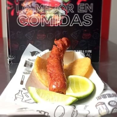 Chorizos arepa