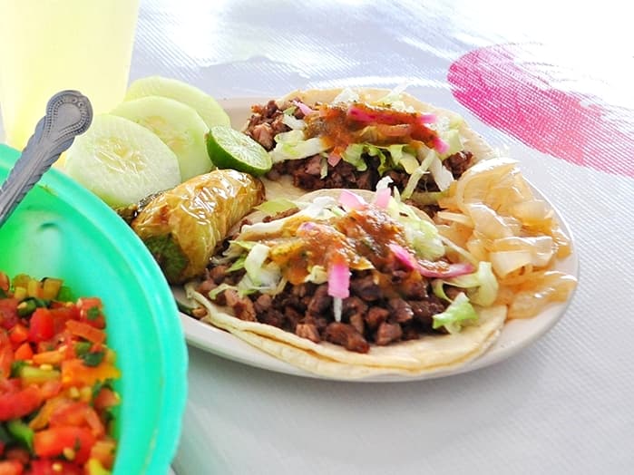 Tacos de Asada "De la Costa"