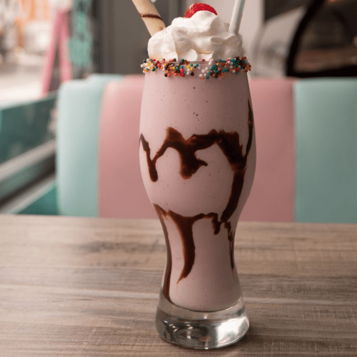 Malteada de Fresa