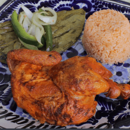 Medio Pollo Adobado