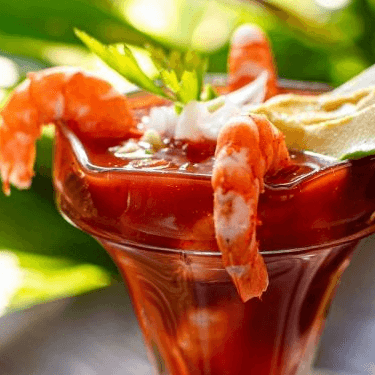 coctel de camaron grande