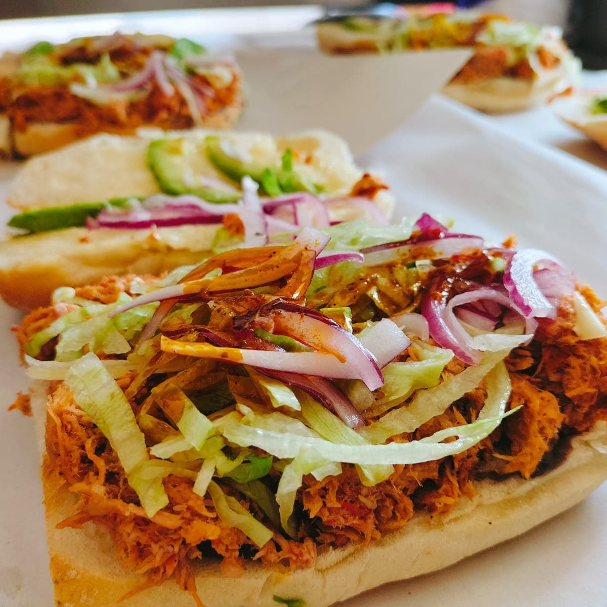 Torta de Pibil Sencilla