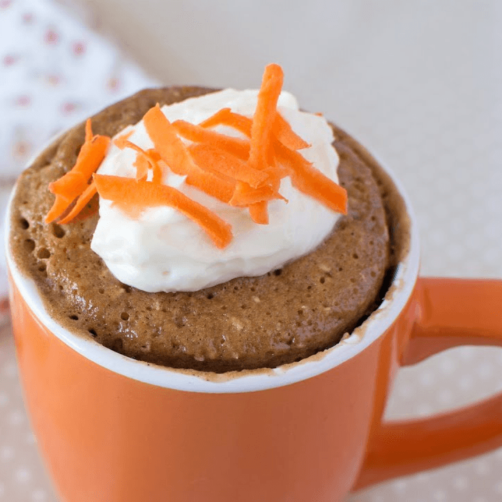 MUG CAKE DE ZANAHORIA