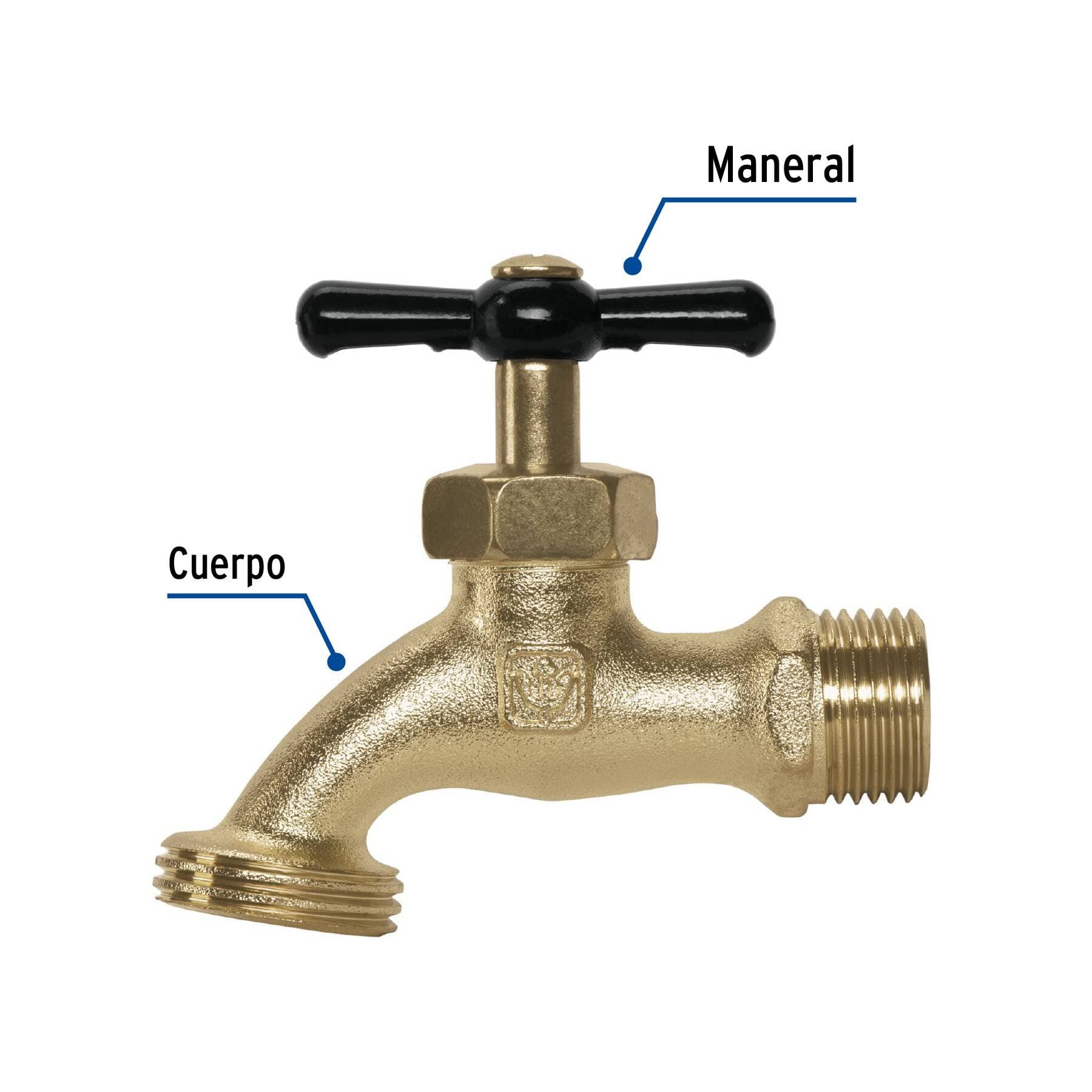 Llave De Jardín 1/2 Foset Basic Zamac