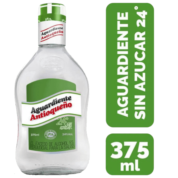Aguardiente antioqueño 375 ml