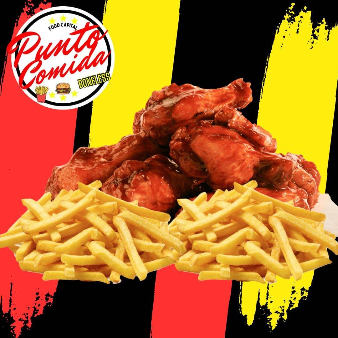 Alitas y Papas Chicas (Individual)