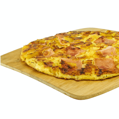 Tortilla Extra Queso Rellena de Piña y Jamón