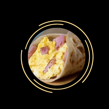 Burrito de Huevo con Jamon