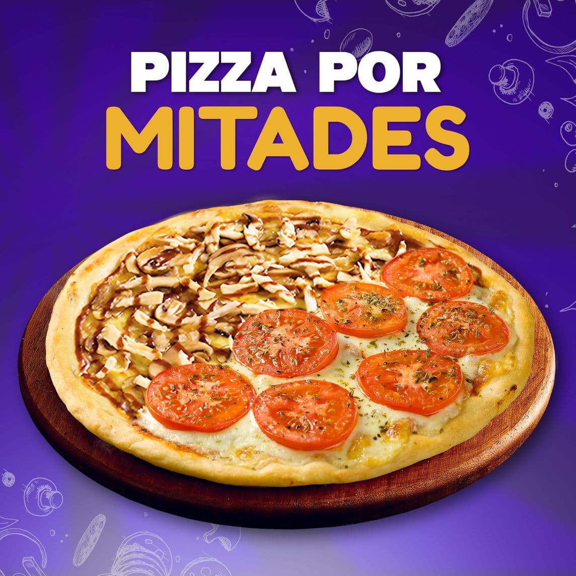 Pizza Mediana miti-miti
