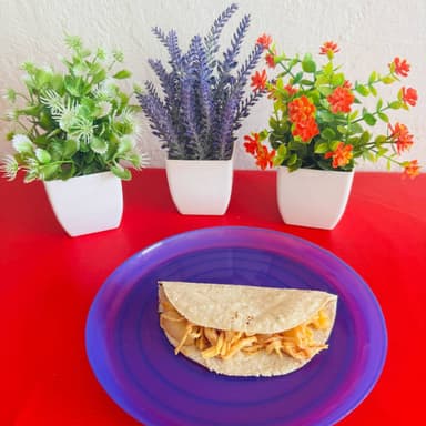 Taco Pollo con Papa