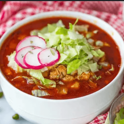 Pozole Rojo Chico