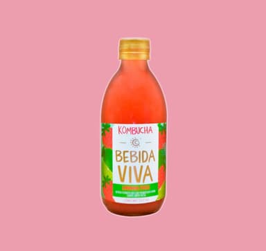 Kombucha Bebida Viva: Limonada Fresa