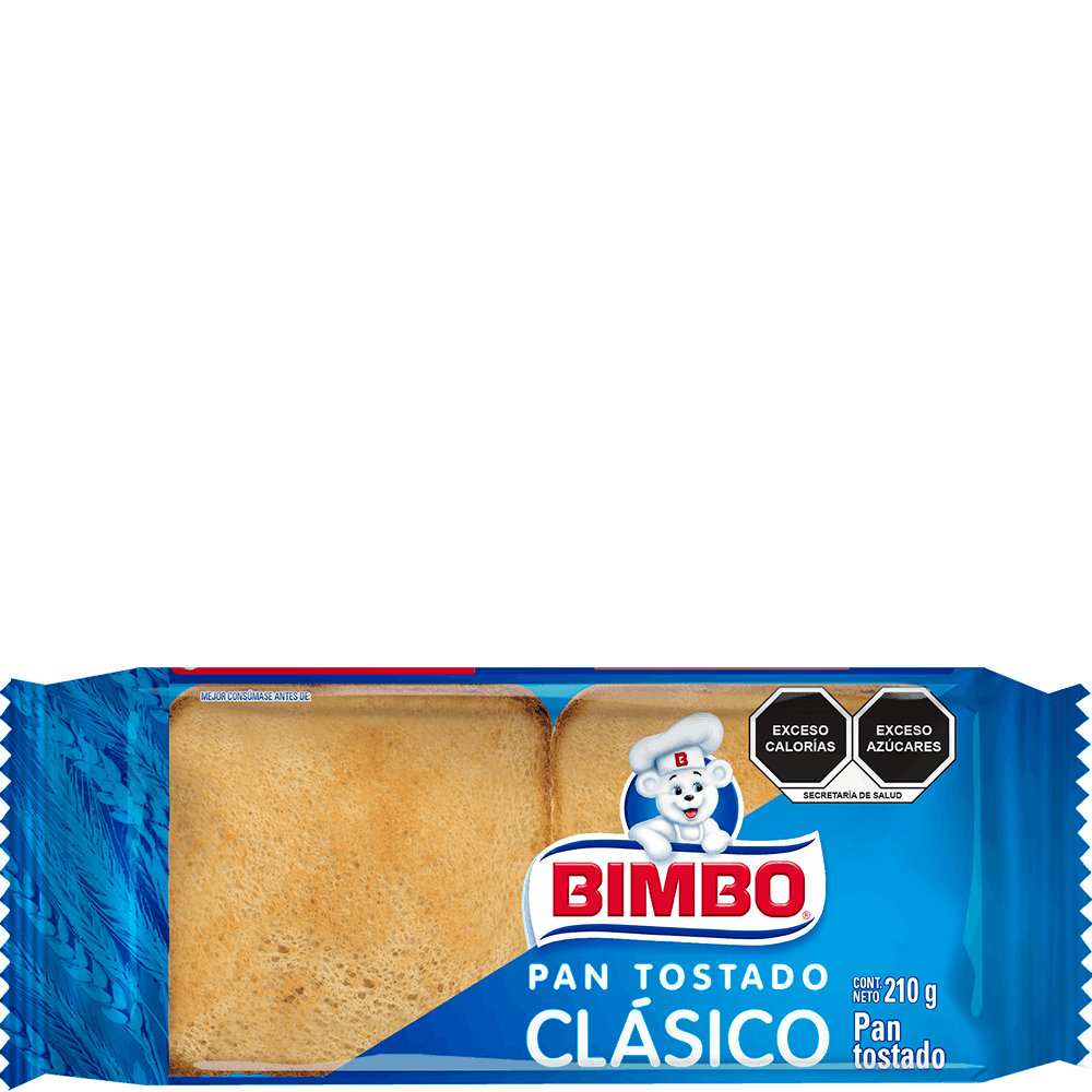 Pan tostado Bimbo 210 gr bolsa