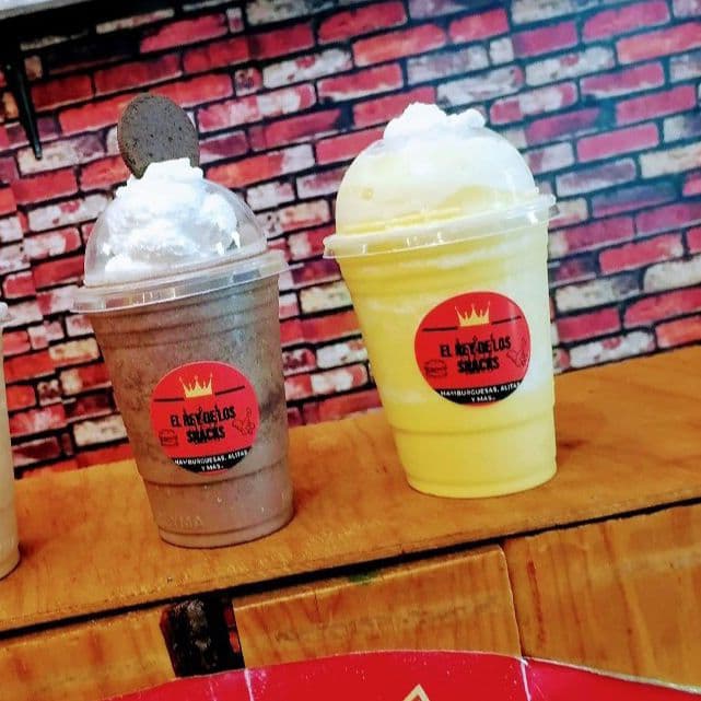 Frappe de rompope Leche santa clara.
