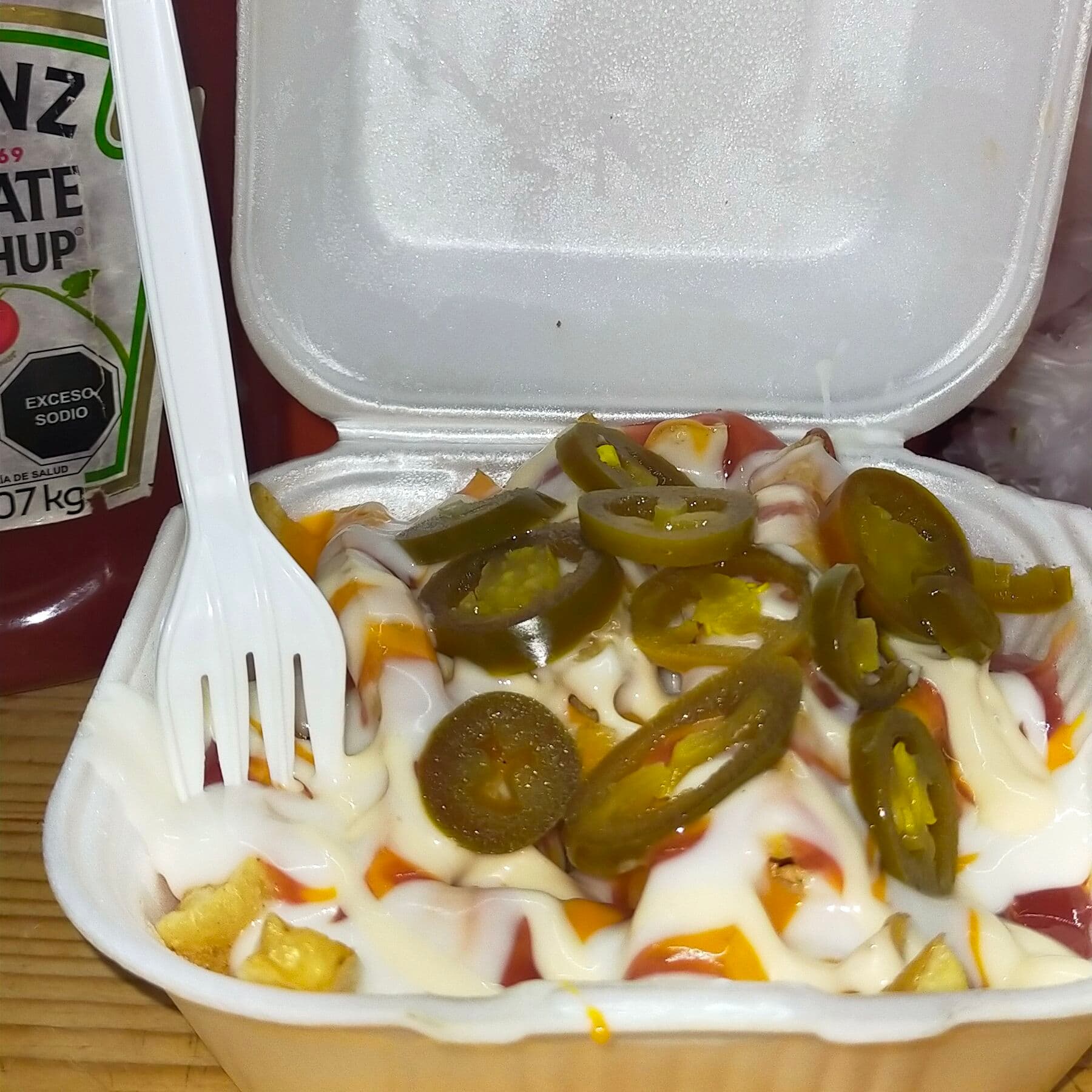 Papas ala Francesa  con Aderezos
