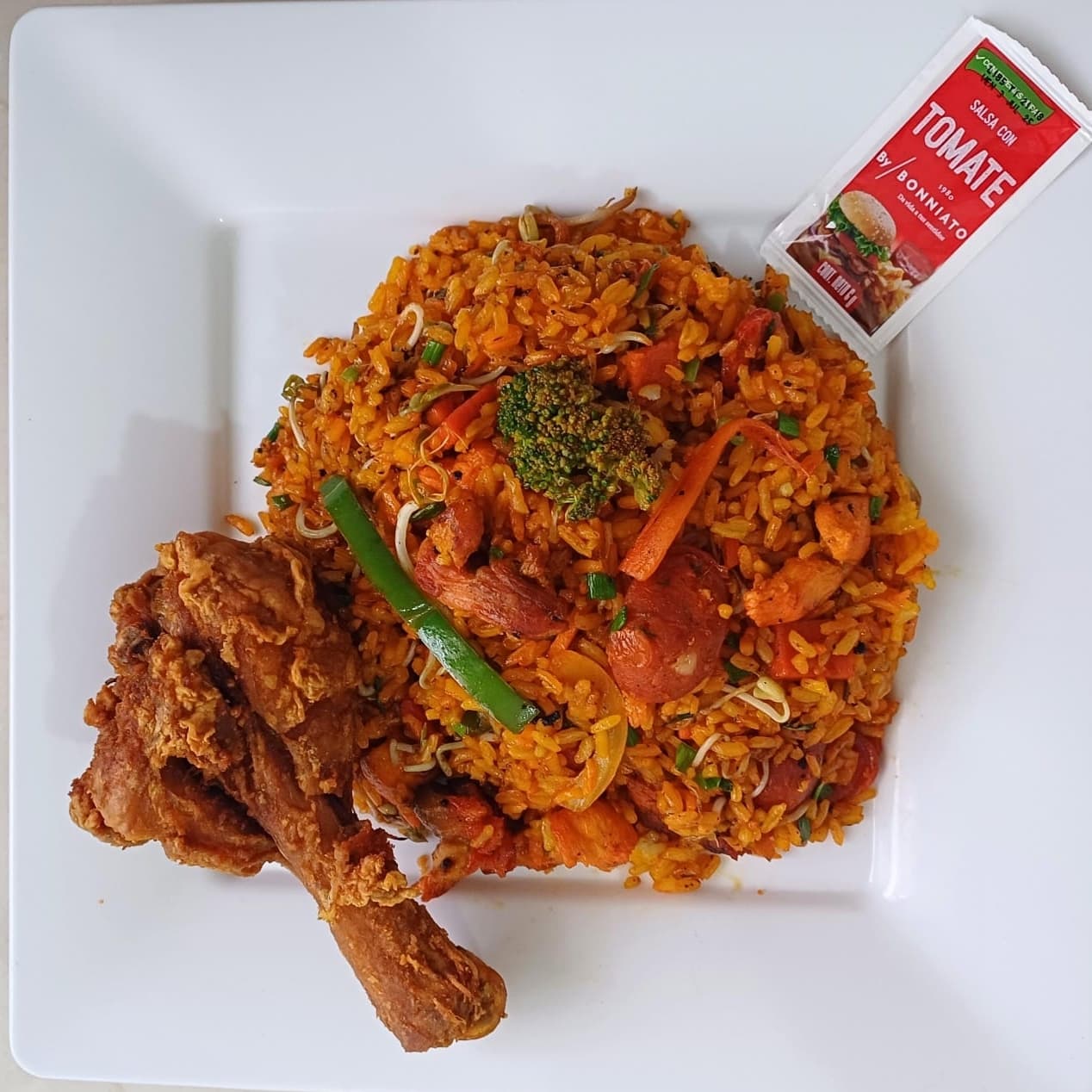Arroz Especial de la Casa Mediano.