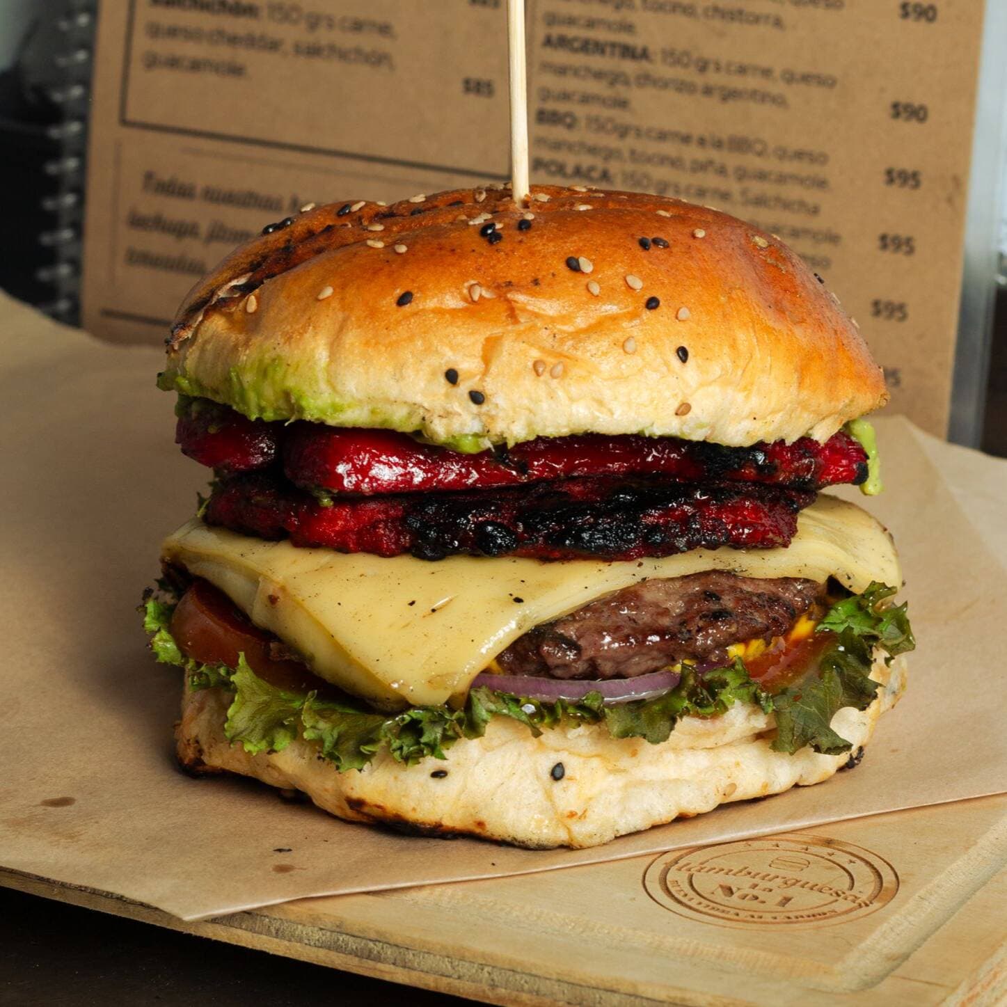 HAMBURGUESA LA NO.1
