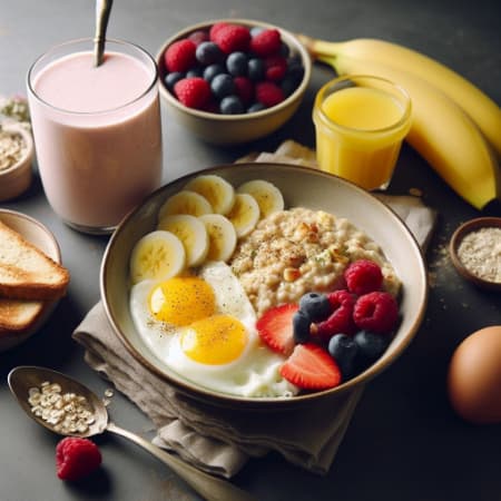 desayuno del día