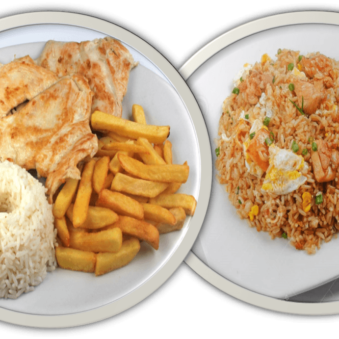 COMBO 3 ( CHAUFA DE POLLO + POLLO A LA PLANCHA)