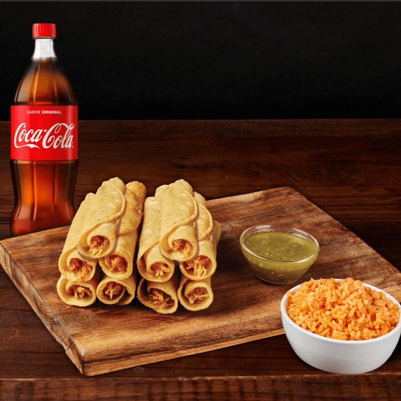 Promo Jueves | Flautas + Arroz + Refresco