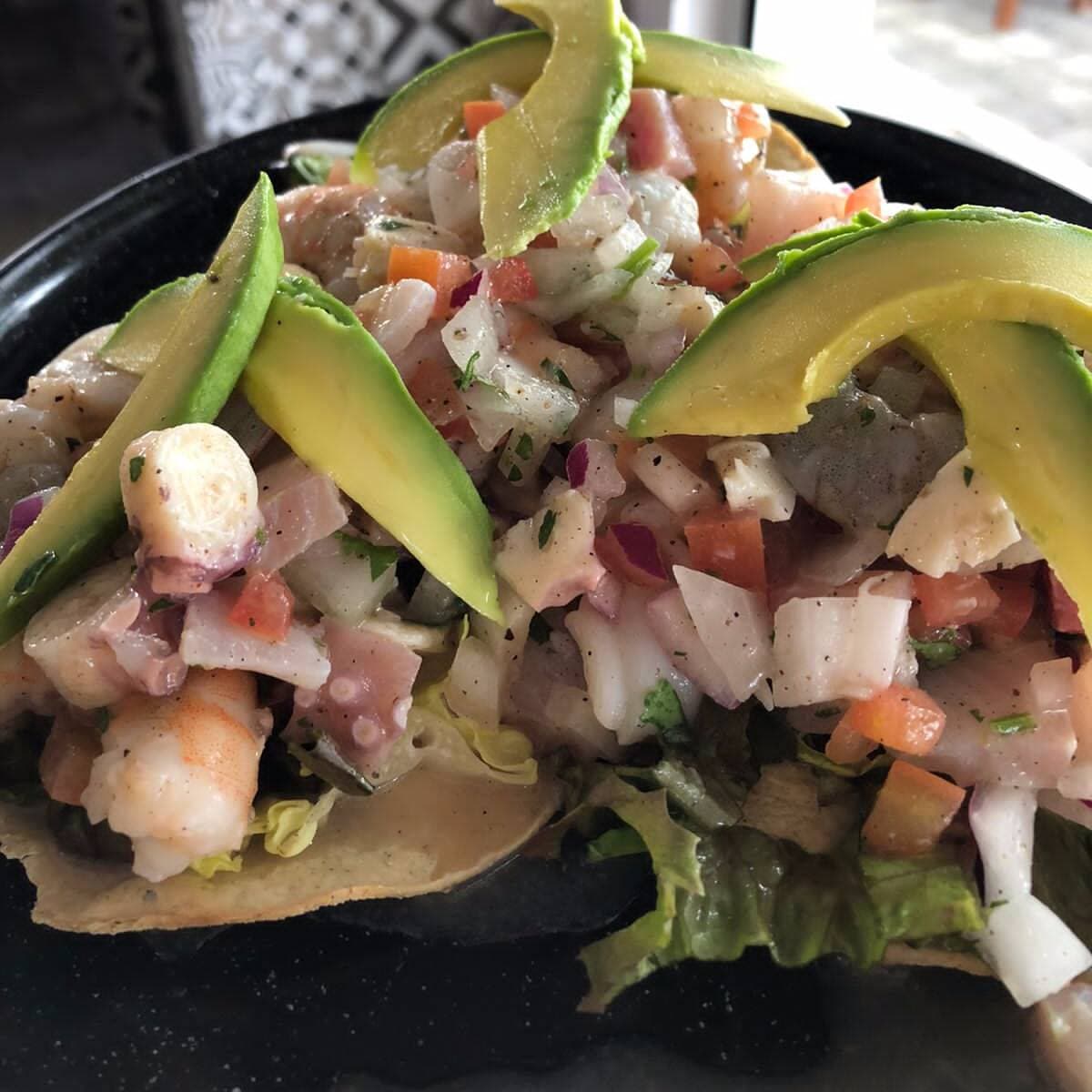 Tostada Mixta 3 Piezas