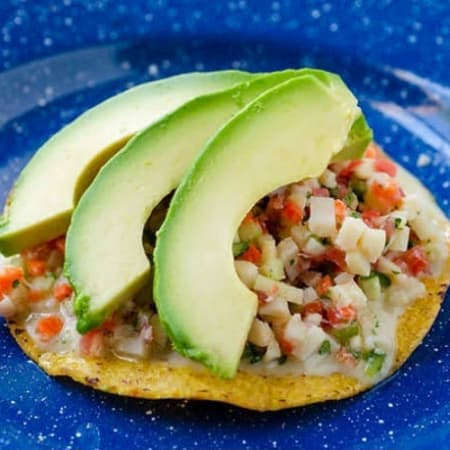Tostada de Ceviche