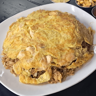 Arroz Chaufa con Tortilla de Pollo